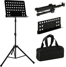 HEAVY DUTY ORCHESTRAL MUSIC STAND FOLDING ADJUSTABLE SHEET STAND TRIPOD BASE