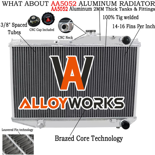 Row core radiator for - core,