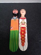 Door Wedges/Stops Set of 2 Indian Vintage Boho Home Hand Painted