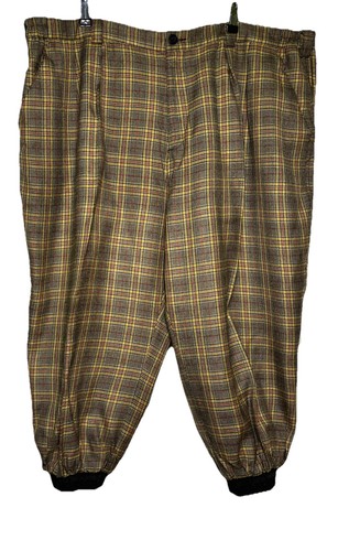 Golfknickers brown gray tartan - brown/gray,