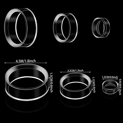 Acrylic clear display - clear, stand