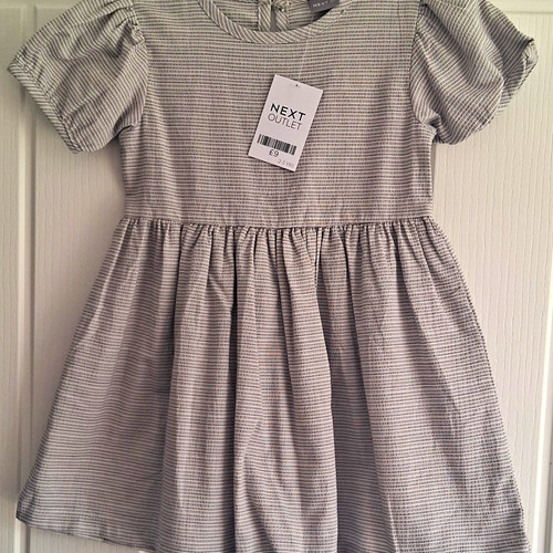 Next girls grey white striped - girls,