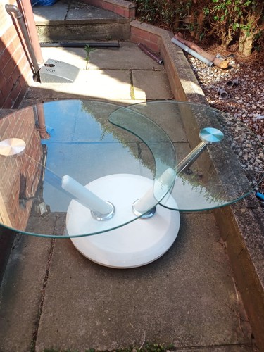 Swivel extending glass coffee - glass,