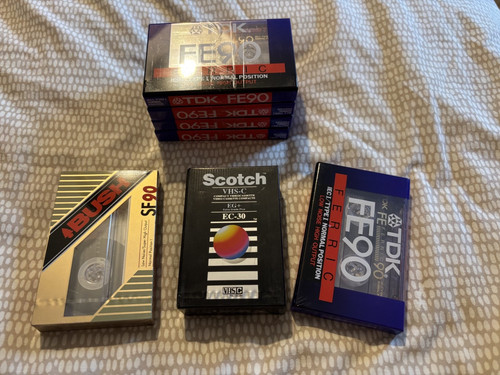 New sealed cassette tapes - new,
