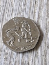 50 p coin commemorating 2012