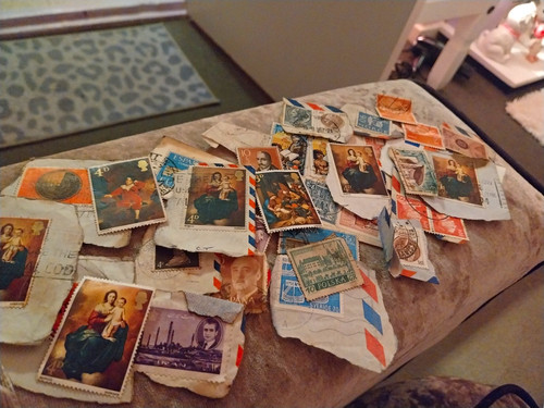 Vintage mixed stamp - vintage,