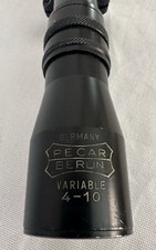 Pecar Berlin 4-10x45 Variable Magnification Rifle Scope VINTAGE RARE Optics