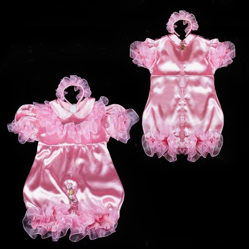 Girl maid sissy lockable - sissy, pink