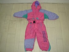 P'TIT POU Ski Suit For Girls 26 Months (2 Years) Vintage Pink