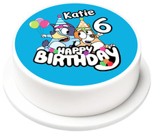 BLUEY EDIBLE CAKE TOPPER