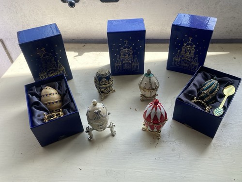 Faberge eggs with holder and - faberge,