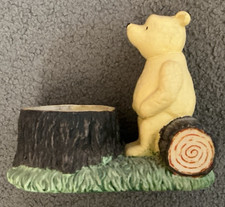 Vintage Winnie The Pooh Tea Light Holder, Westbridge Scotland, Bear Figurine