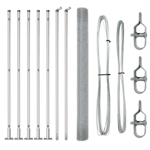 Welded wire fence with - welded,