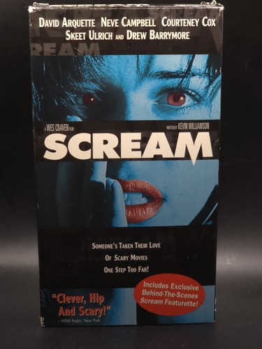 Scream vhs 1996 rare exclusive - rare,
