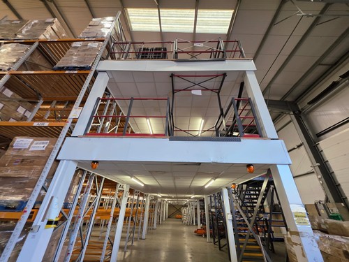 Used tier mezzanine - , floor