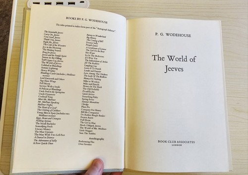 The world jeeves p g - the,