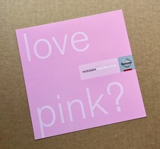 2006 Nissan Micra C+C Pink 1.6 Limited Edition Brochure