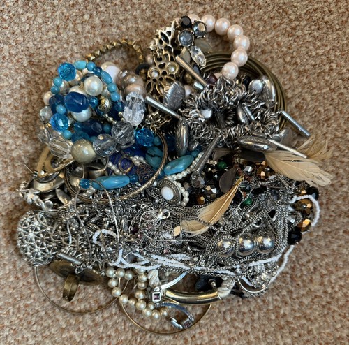 Jewellery job lot 1kg - job, vintage