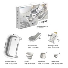 Baby Foldable Bathtub Set –