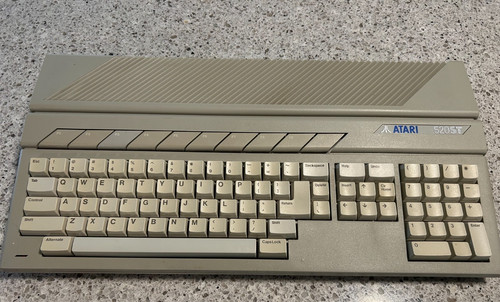 Atari 520stm computer box - 520stm, w/