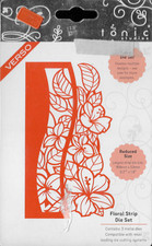 Tonic Studios Floral Strip cutting die set for cardmaking, scrapbooking, crafts