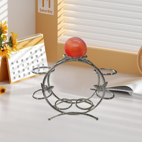 Crystal ball stand spheres - crystal,