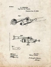 Fog Horn For Vessels Patent
