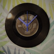 Jasper Carrott 'Funky Moped' Retro Chic Vintage 7 "Vinyl Record Clock
