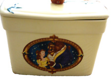 Disney Beauty And The Beast Butter Dish, Clover Butter, fine condition NO chips