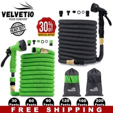 Heavy Duty Flexible Expandable Garden Water Hose Pipe 7 Function Spray Gun