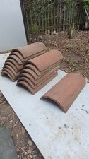 15 X Half-round, Marley Segmental Rosemary Ridge Tiles