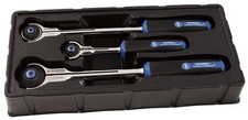 CTG3SHHST Cornwell 3 PC SWIVEL RATCHET SET 1/4" 3/8", 1/2"
