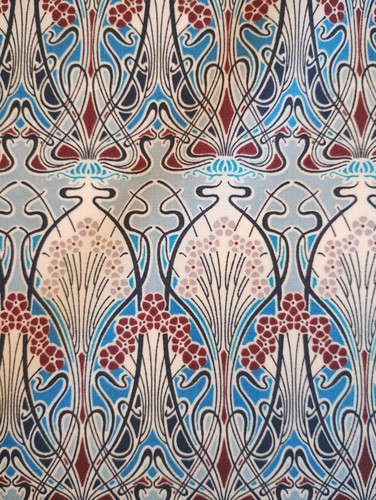Blue turquoise ianthe lawn - turquoise,