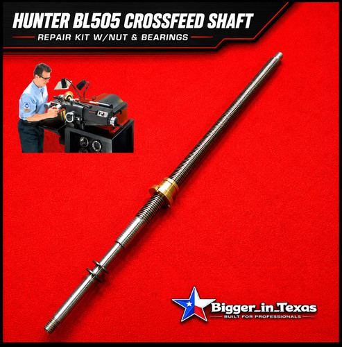 Hunter 388 crossfeed shaft - hunter,