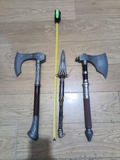 Two God Of War Viking Axes And Assassins Creed Spear