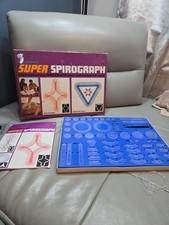 VINTAGE 1970'S DENYS FISHER SUPER SPIROGRAPH NOT 95% COMPLETE