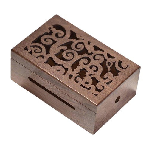 Wooden music box - wooden, antique