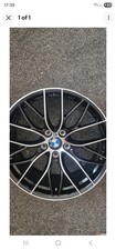 BMW 405m Style 20 Inch *Rear Only*Black Polished Alloy Wheels Fits 3 4 5 Series