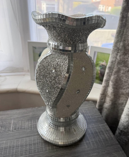 Silver mirrored mosaic - silver,
