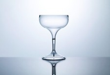 Clear Polycarbonate Champagne Coupe Glasses 9oz Reusable Unbreakable