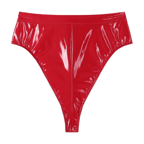Women wet look leather - uk,