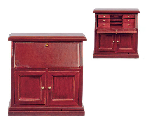 Dolls house secretary - dolls, bureau