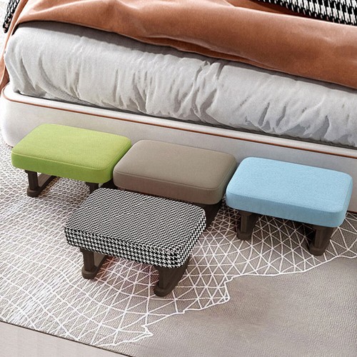 Wooden low stool footstool - wooden,