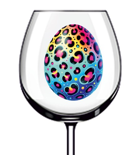 12x easter leopard egg - 12x, vinyl