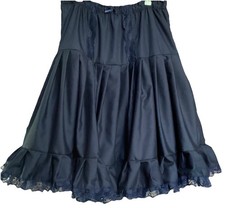 Dark Navy coloured Rockabilly 50’s style swing and jive petticoat, sizes 8 -26