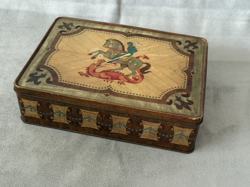Vintage parkinsons biscuit tin - parkinsons,