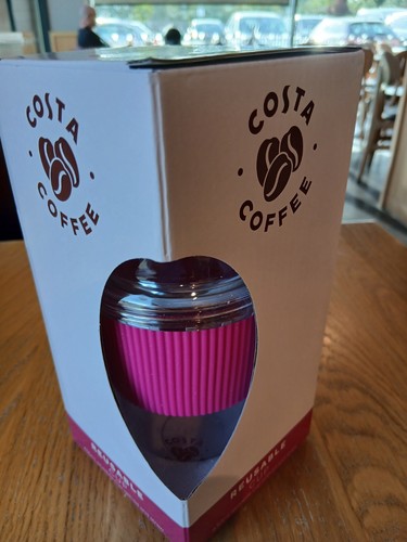 Costa reusable cup 430ml new - reusable, 430ml.