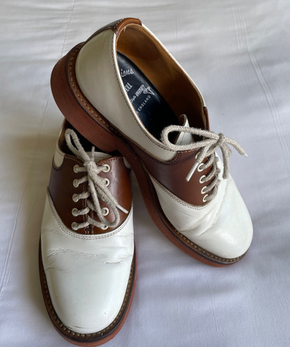 Vintage saddle shoes violet - saddle,