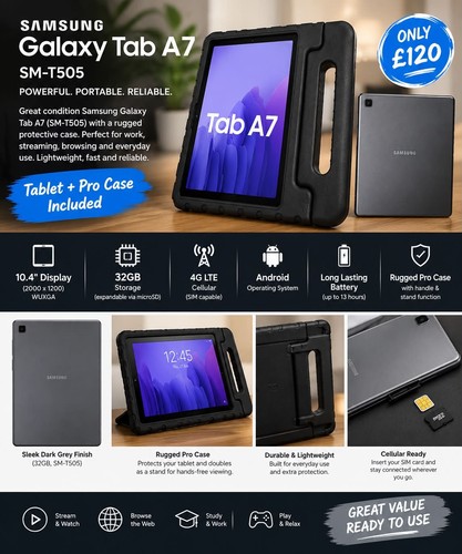 Samsung galaxy tab t505 - a7, sm-t505