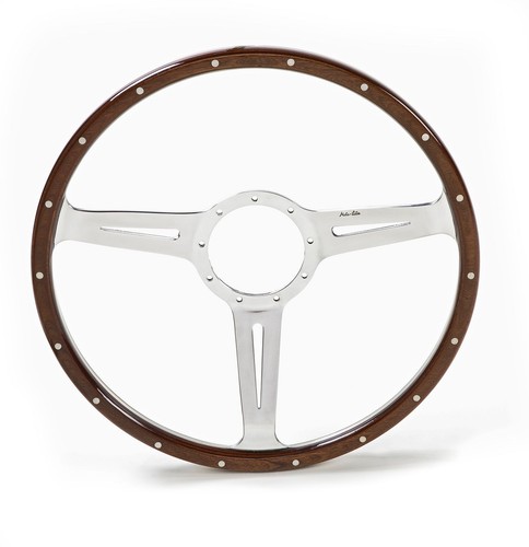 Steering wheel dished wood - dished,